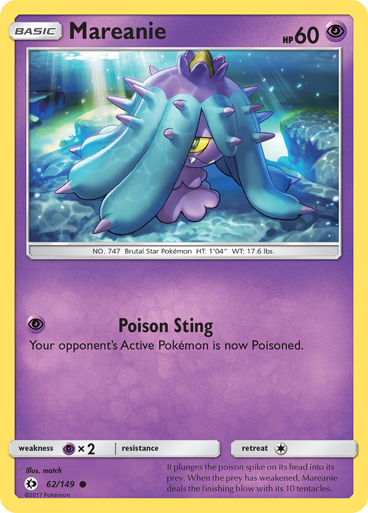 Mareanie (62/149) [Sun & Moon: Base Set] | Tables and Towers