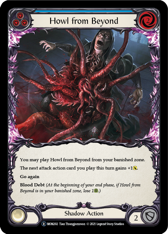 Howl from Beyond (Blue) [U-MON202] (Monarch Unlimited)  Unlimited Normal | Tables and Towers