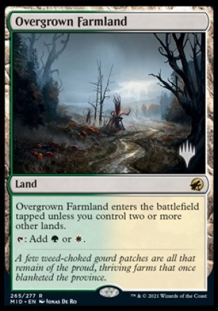 Overgrown Farmland (Promo Pack) [Innistrad: Midnight Hunt Promos] | Tables and Towers