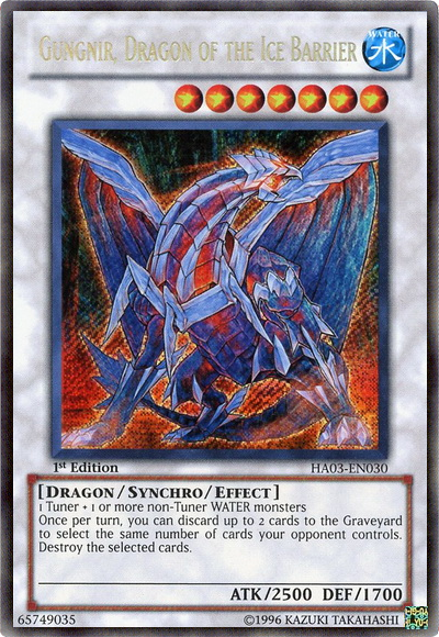 Gungnir, Dragon of the Ice Barrier [HA03-EN030] Secret Rare | Tables and Towers