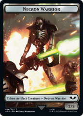 Necron Warrior // Insect Double-Sided (Surge Foil) [Warhammer 40,000 Tokens] | Tables and Towers