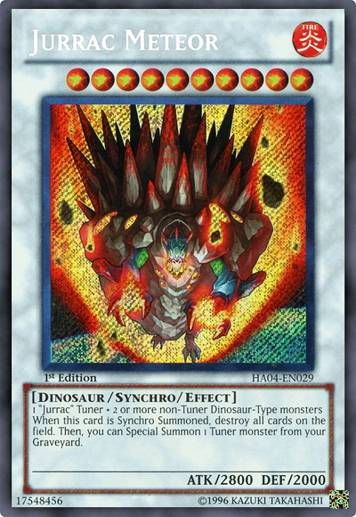 Jurrac Meteor [HA04-EN029] Secret Rare | Tables and Towers