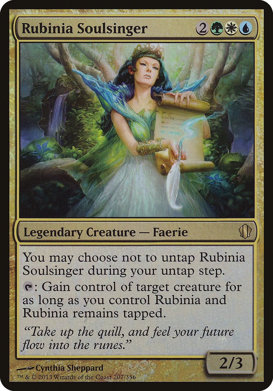 Rubinia Soulsinger (Oversized) [Commander 2013 Oversized] | Tables and Towers