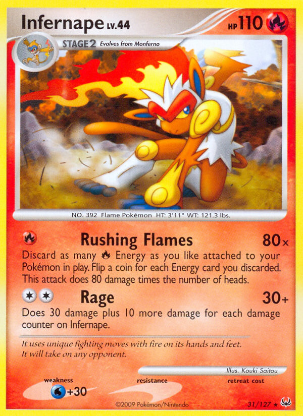 Infernape (31/127) [Platinum: Base Set] | Tables and Towers