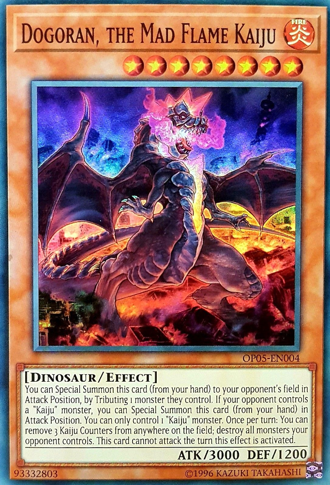 Dogoran, the Mad Flame Kaiju [OP05-EN004] Super Rare | Tables and Towers