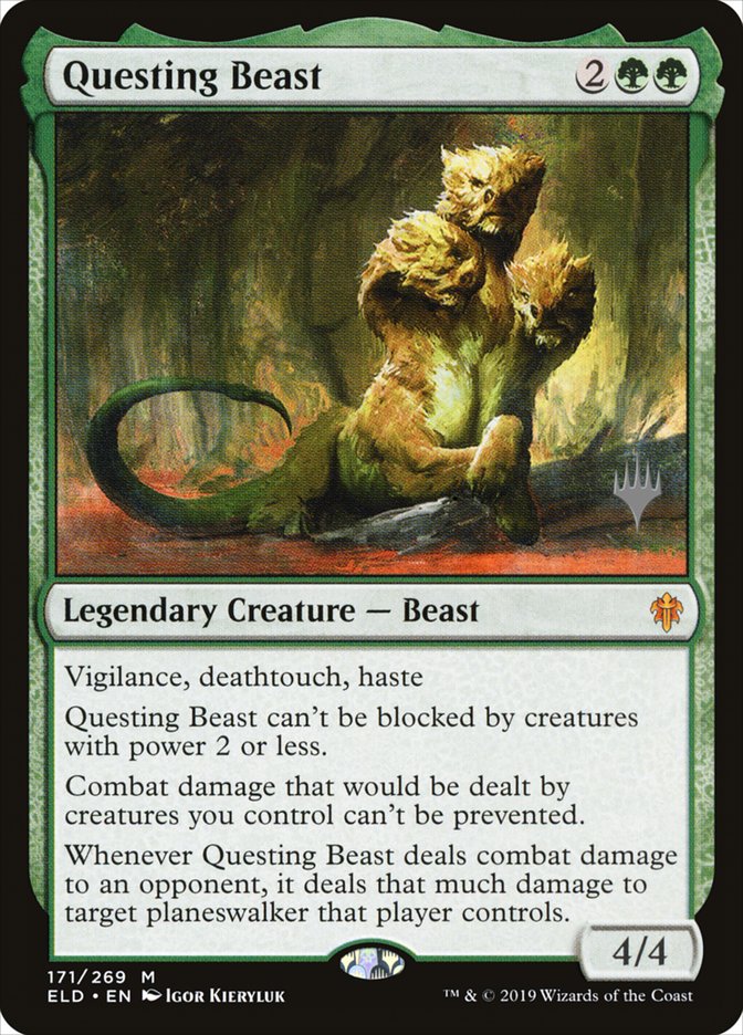 Questing Beast (Promo Pack) [Throne of Eldraine Promos] | Tables and Towers