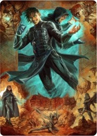 Jace, Mirror Mage 2 Art Card [Zendikar Rising Art Series] | Tables and Towers