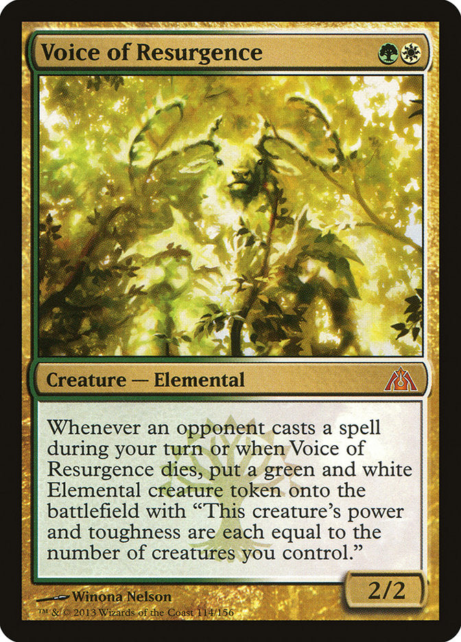 Voice of Resurgence [Dragon's Maze] | Tables and Towers