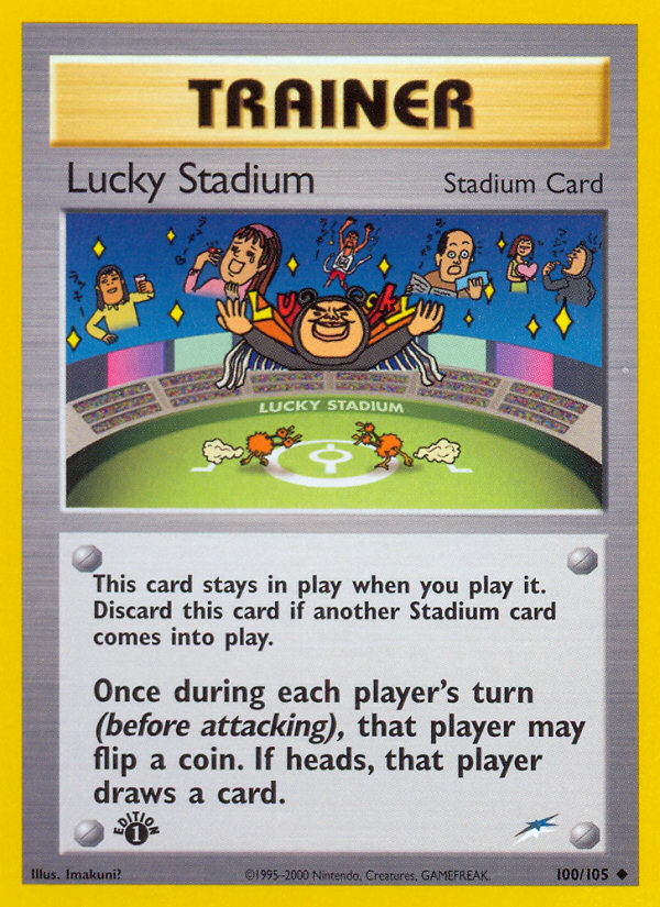 Lucky Stadium (100/105) [Neo Destiny 1st Edition] | Tables and Towers