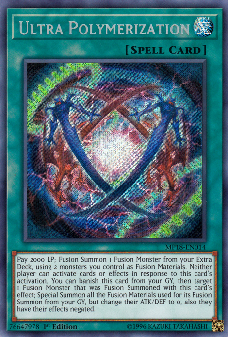 Ultra Polymerization [MP18-EN014] Secret Rare | Tables and Towers