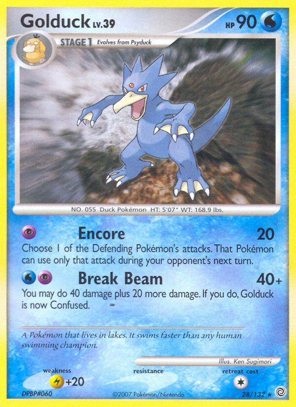 Golduck (28/132) [Diamond & Pearl: Secret Wonders] | Tables and Towers