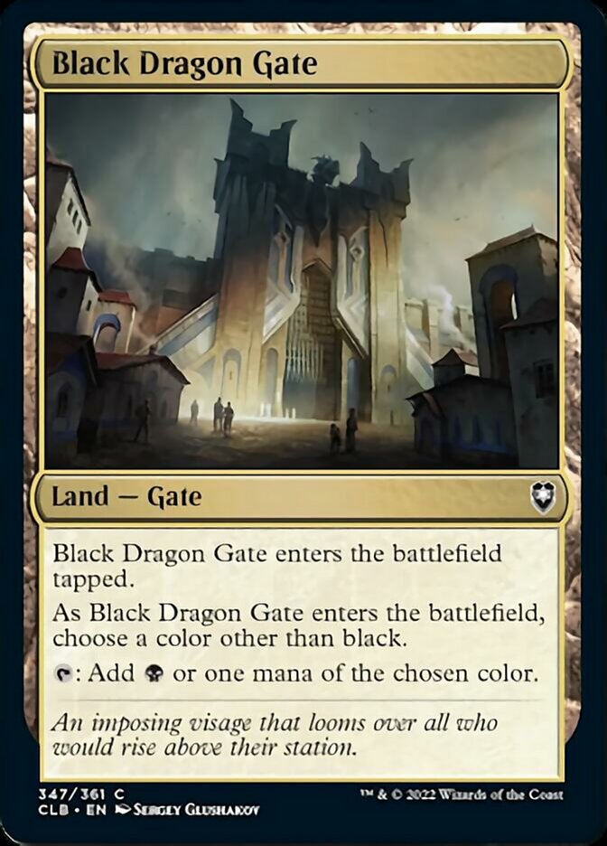 Black Dragon Gate [Commander Legends: Battle for Baldur's Gate] | Tables and Towers