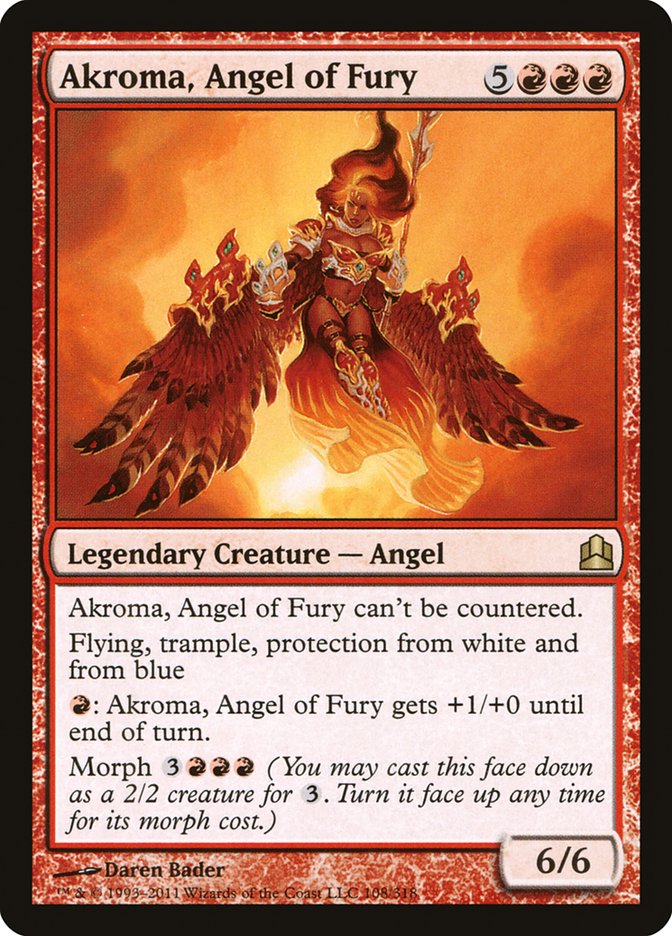 Akroma, Angel of Fury [Commander 2011] | Tables and Towers