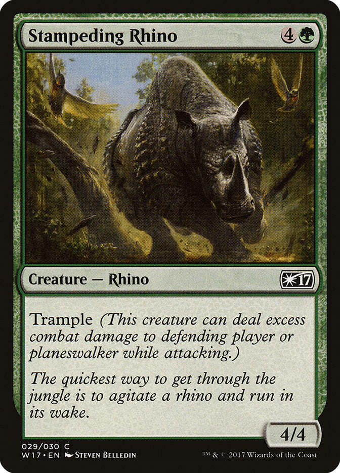 Stampeding Rhino [Welcome Deck 2017] | Tables and Towers