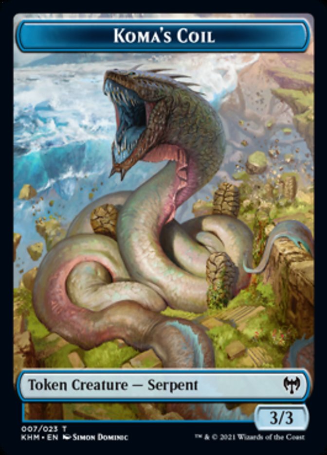 Koma's Coil Token [Kaldheim Tokens] | Tables and Towers