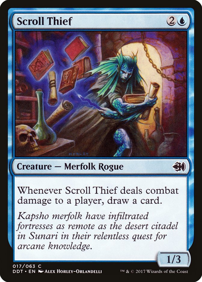 Scroll Thief [Duel Decks: Merfolk vs. Goblins] | Tables and Towers