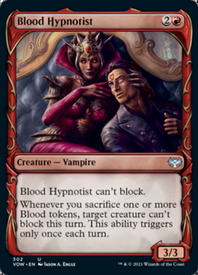 Blood Hypnotist (Showcase Fang Frame) [Innistrad: Crimson Vow] | Tables and Towers