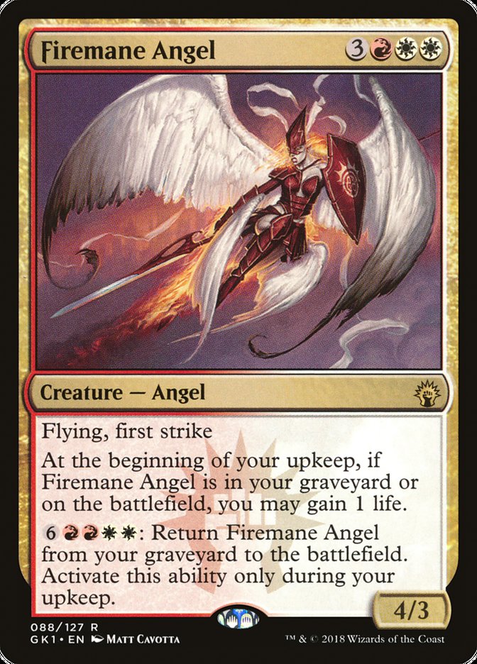 Firemane Angel [Guilds of Ravnica Guild Kit] | Tables and Towers