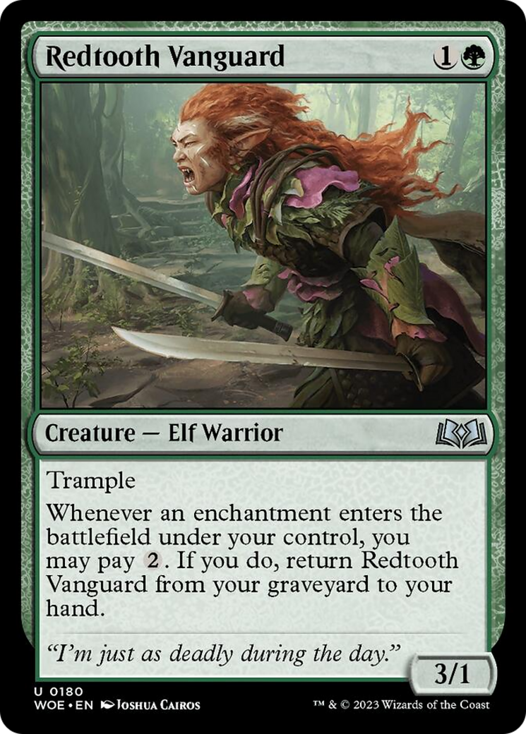 Redtooth Vanguard [Wilds of Eldraine] | Tables and Towers