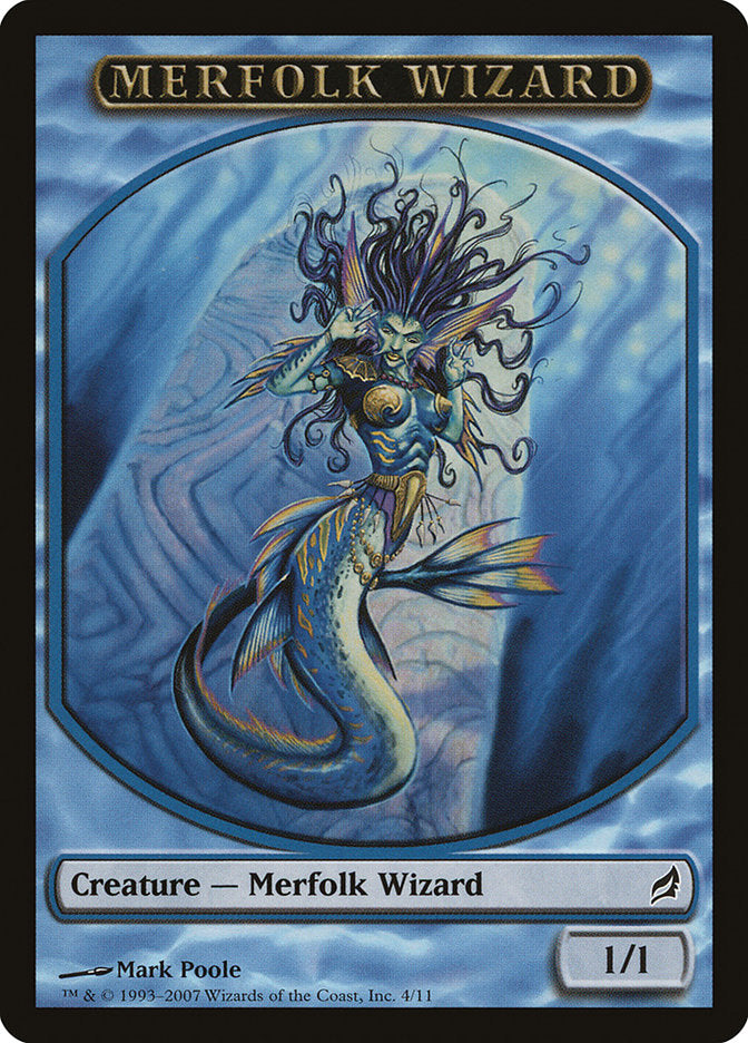 Merfolk Wizard Token [Lorwyn Tokens] | Tables and Towers