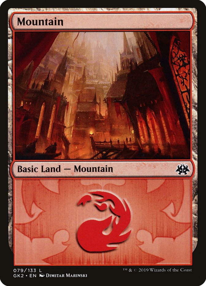 Mountain (79) [Ravnica Allegiance Guild Kit] | Tables and Towers