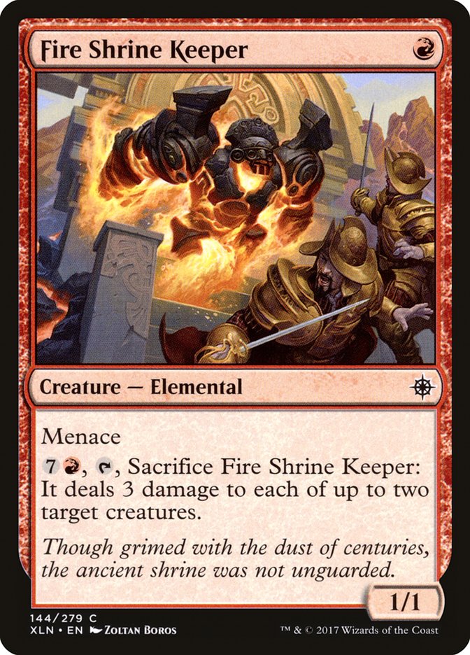 Fire Shrine Keeper [Ixalan] | Tables and Towers