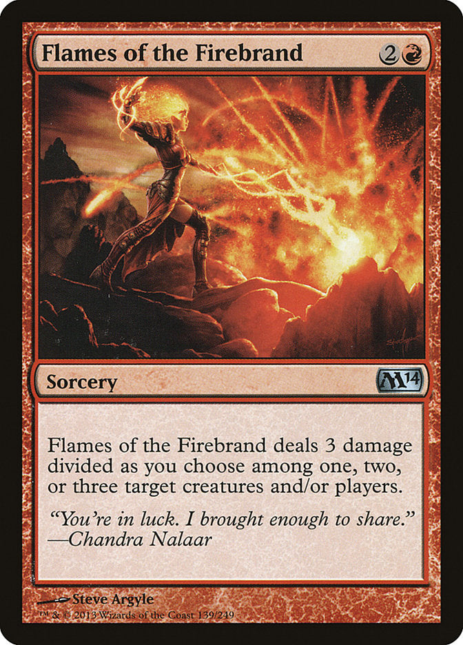 Flames of the Firebrand [Magic 2014] | Tables and Towers