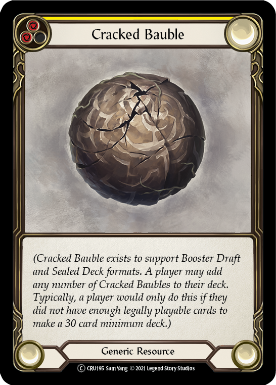 Cracked Bauble [U-CRU195] (Crucible of War Unlimited)  Unlimited Rainbow Foil | Tables and Towers