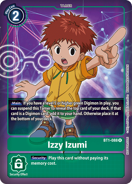 Izzy Izumi [BT1-088] (Buy-A-Box Promo) [Release Special Booster Ver.1.0 Promos] | Tables and Towers