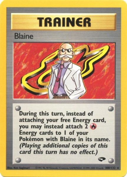 Blaine (100/132) [Gym Challenge Unlimited] | Tables and Towers