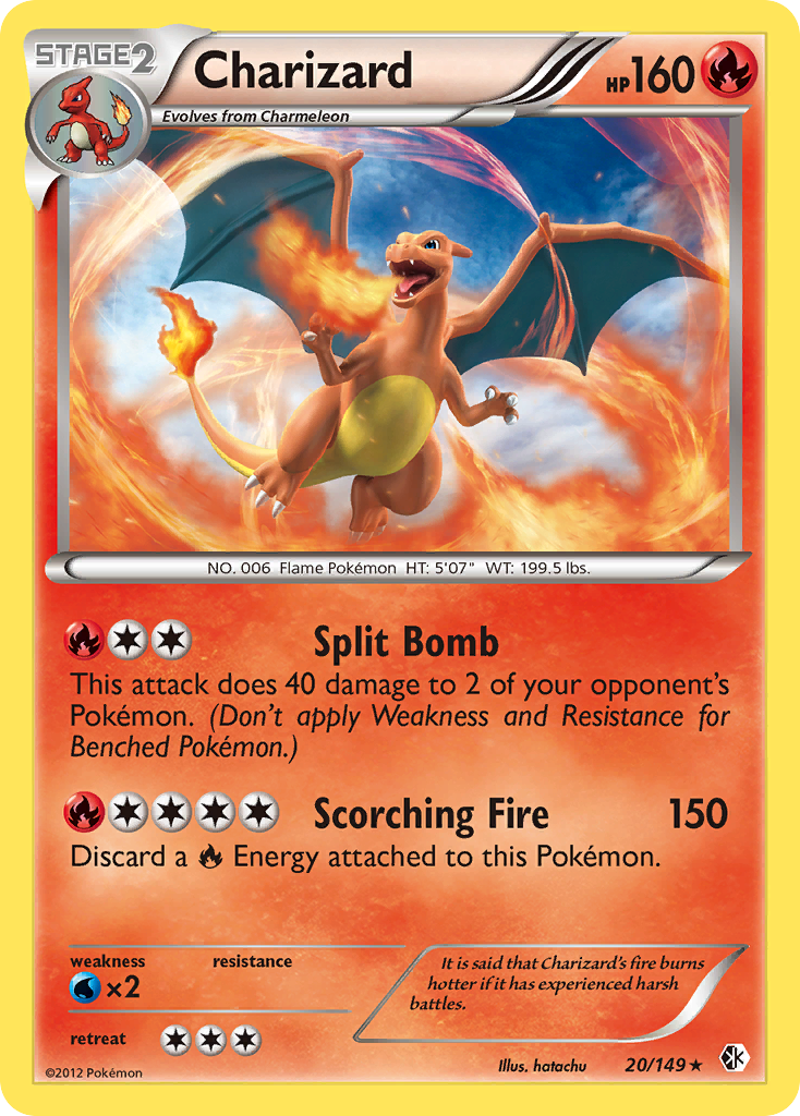 Charizard (20/149) [Black & White: Boundaries Crossed] | Tables and Towers