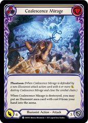 Coalescence Mirage (Yellow) [EVR145] (Everfest)  1st Edition Rainbow Foil | Tables and Towers