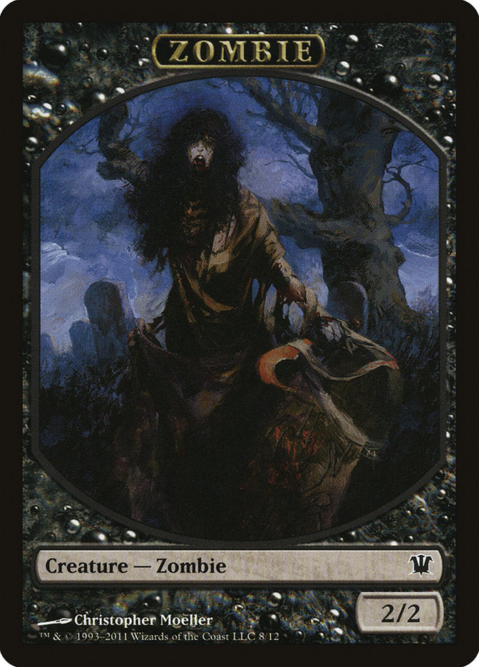 Zombie Token (8/12) [Innistrad Tokens] | Tables and Towers