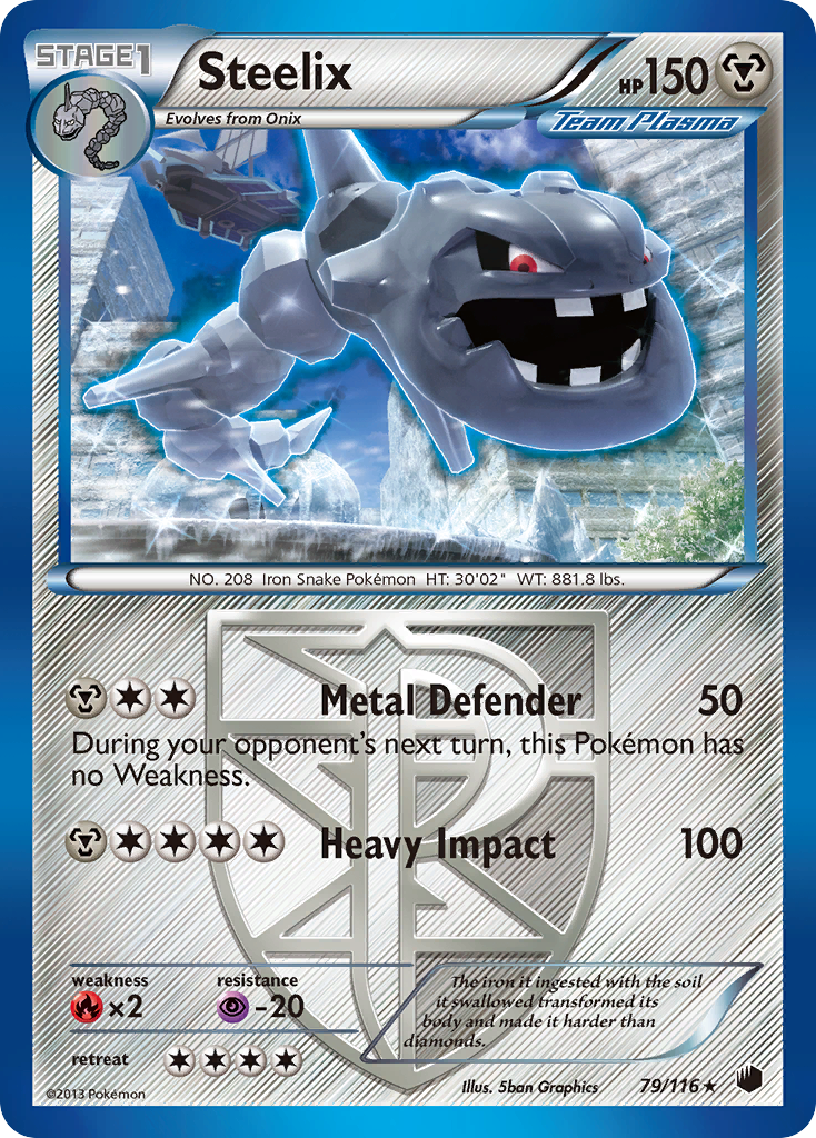 Steelix (79/116) [Black & White: Plasma Freeze] | Tables and Towers