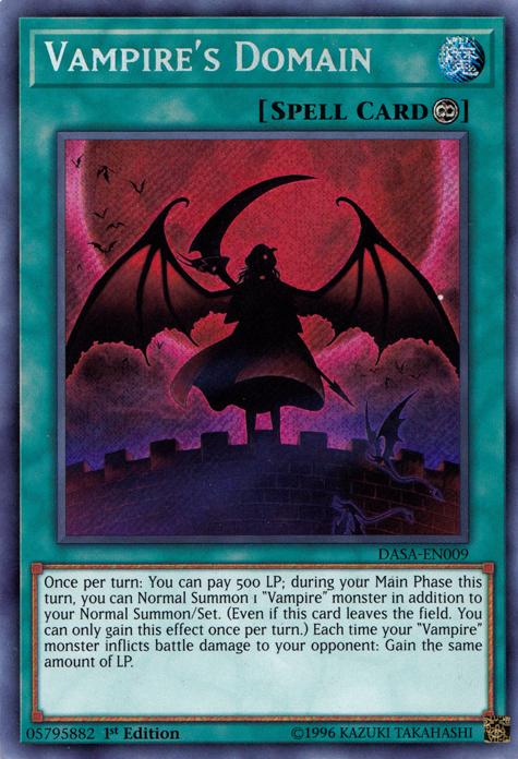 Vampire's Domain [DASA-EN009] Secret Rare | Tables and Towers