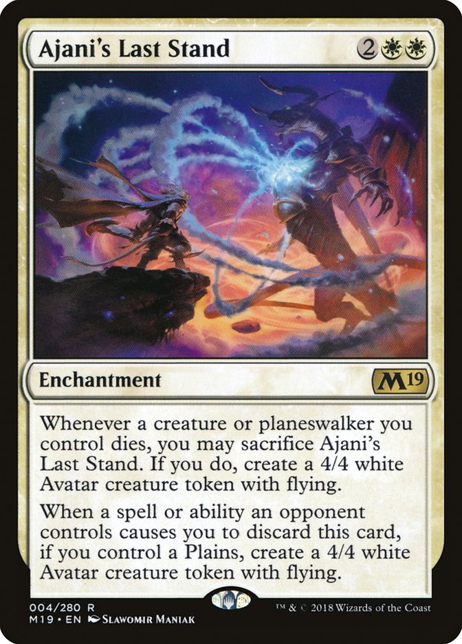 Ajani's Last Stand [Core Set 2019] | Tables and Towers