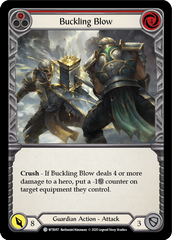 Buckling Blow (Red) [U-WTR057] (Welcome to Rathe Unlimited)  Unlimited Rainbow Foil | Tables and Towers