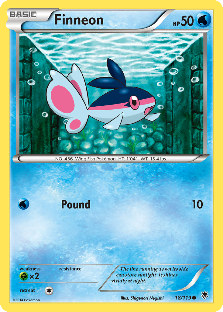 Finneon (18/119) [XY: Phantom Forces] | Tables and Towers