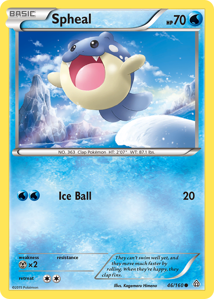 Spheal (46/160) [XY: Primal Clash] | Tables and Towers