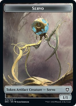 Myr // Servo Double-Sided Token [The Brothers' War Commander Tokens] | Tables and Towers