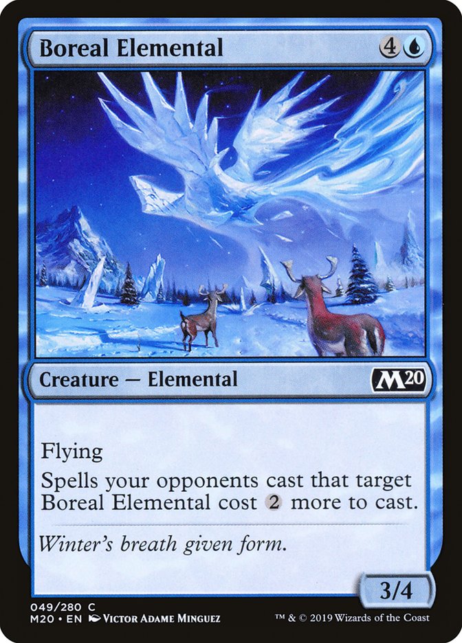 Boreal Elemental [Core Set 2020] | Tables and Towers