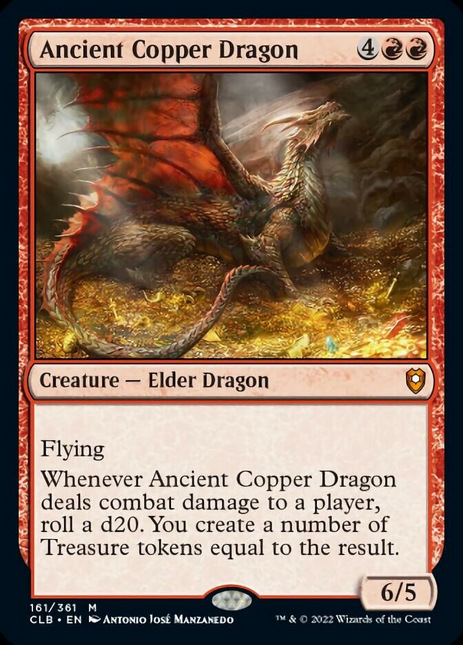 Ancient Copper Dragon [Commander Legends: Battle for Baldur's Gate] | Tables and Towers