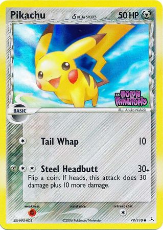 Pikachu (79/110) (Delta Species) (Stamped) [EX: Holon Phantoms] | Tables and Towers