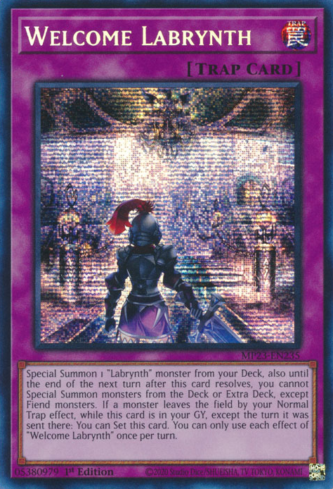 Welcome Labrynth [MP23-EN235] Prismatic Secret Rare | Tables and Towers