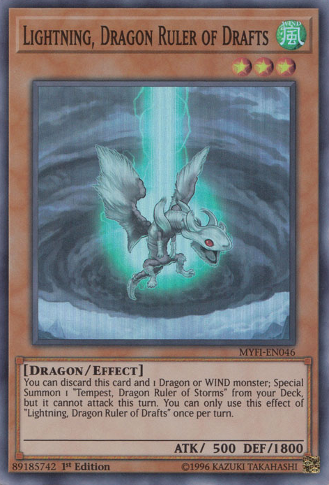 Lightning, Dragon Ruler of Drafts [MYFI-EN046] Super Rare | Tables and Towers