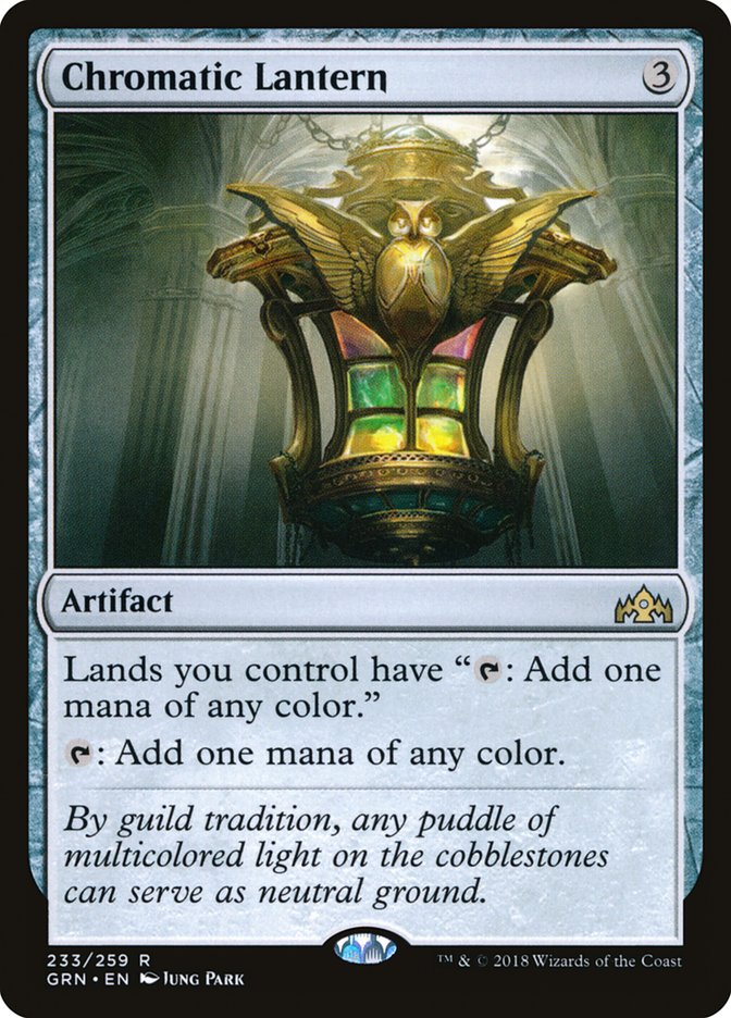 Chromatic Lantern [Guilds of Ravnica] | Tables and Towers