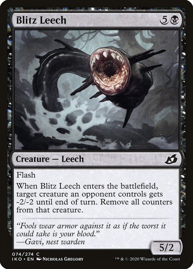 Blitz Leech [Ikoria: Lair of Behemoths] | Tables and Towers