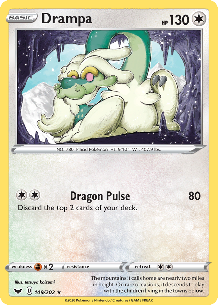 Drampa (149/202) [Sword & Shield: Base Set] | Tables and Towers