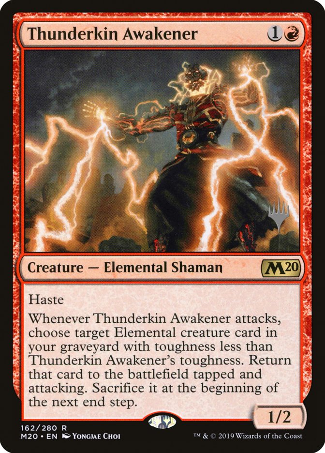 Thunderkin Awakener (Promo Pack) [Core Set 2020 Promos] | Tables and Towers