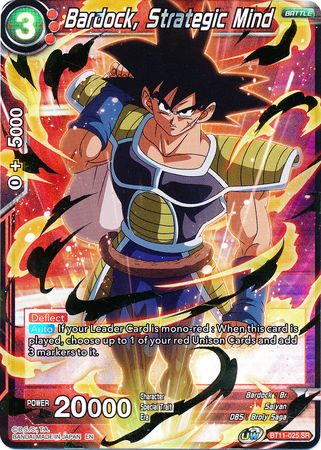 Bardock, Strategic Mind (BT11-025) [Vermilion Bloodline 2nd Edition] | Tables and Towers